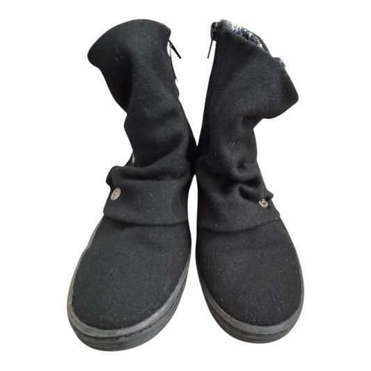 Boots Ankle Flats By Blowfish In Black, Size:7.5