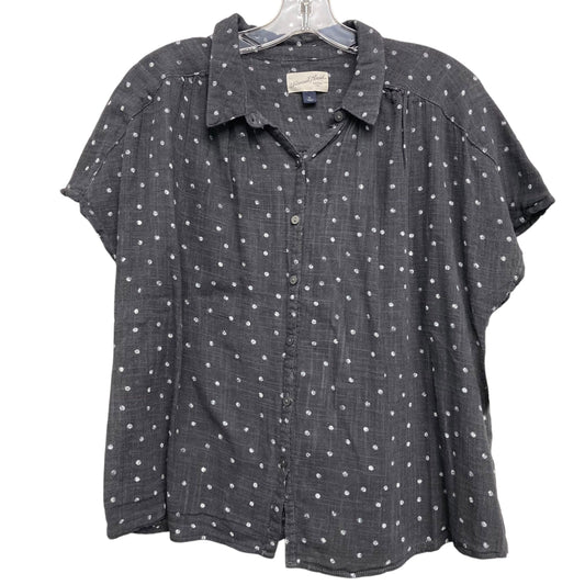 Top Sleeveless By Universal Thread In Polkadot Pattern, Size:Xl