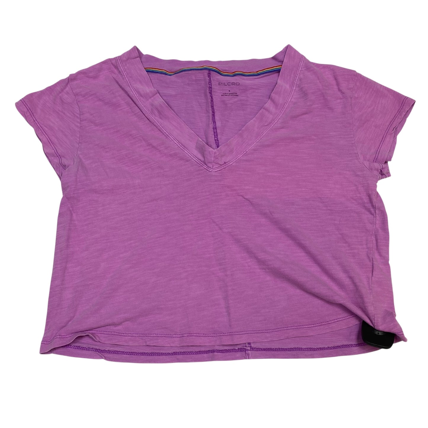 Top Ss Basic By Pilcro In Purple, Size:S
