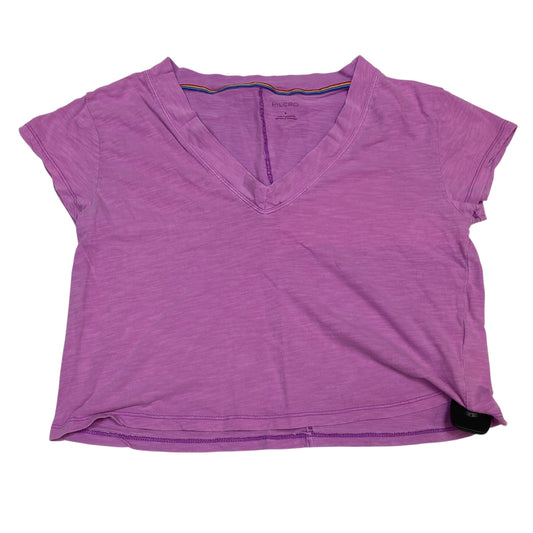 Top Ss Basic By Pilcro In Purple, Size:S