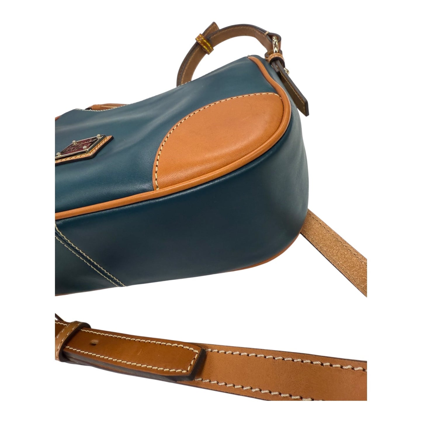 Crossbody Designer By Dooney And Bourke In Teal, Size:Medium