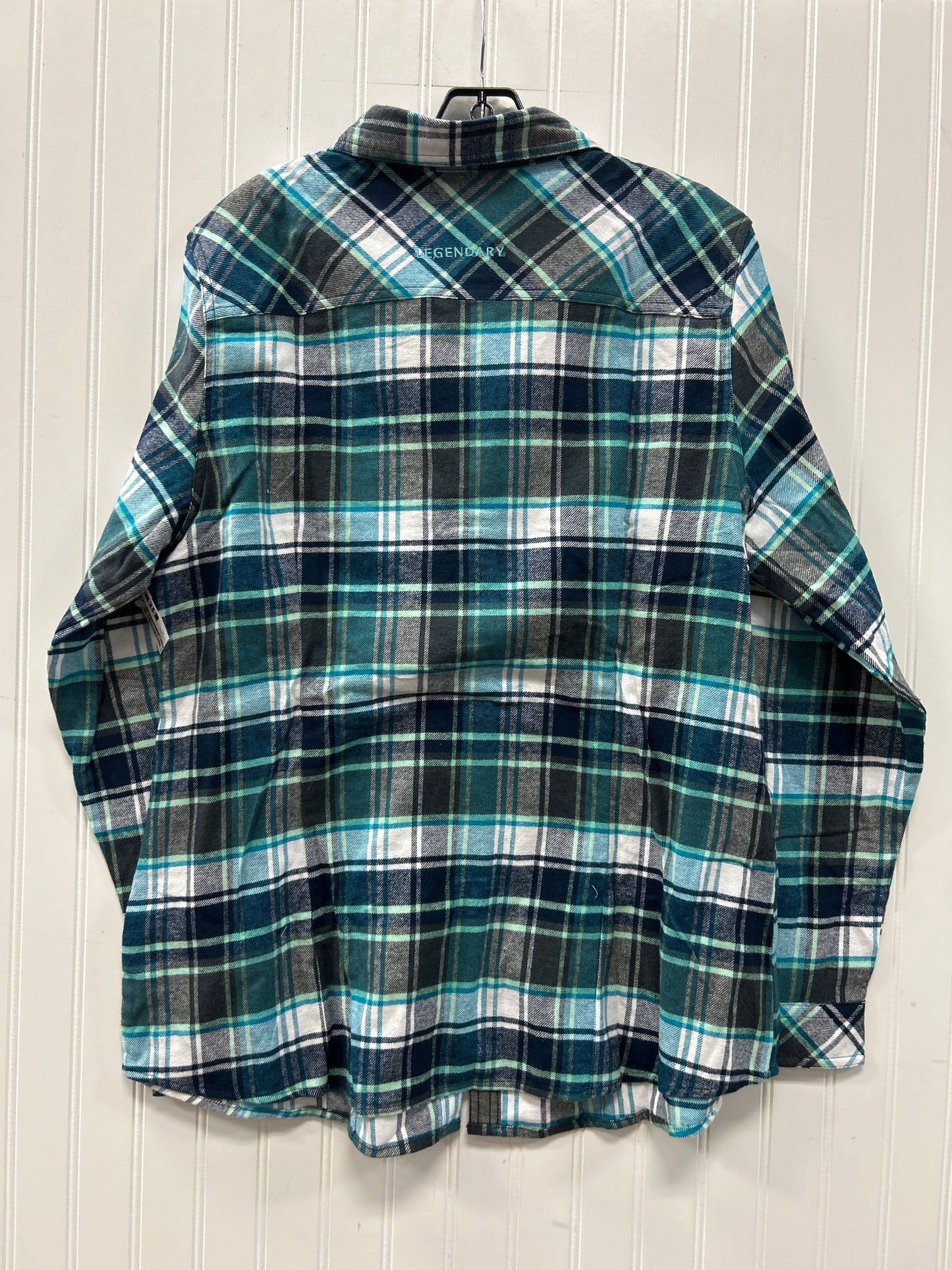 Top Ls By Cmc In Plaid Pattern, Size:Xl