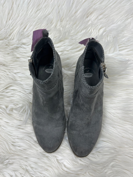 Boots Ankle Heels By Dr Scholls In Grey, Size:9