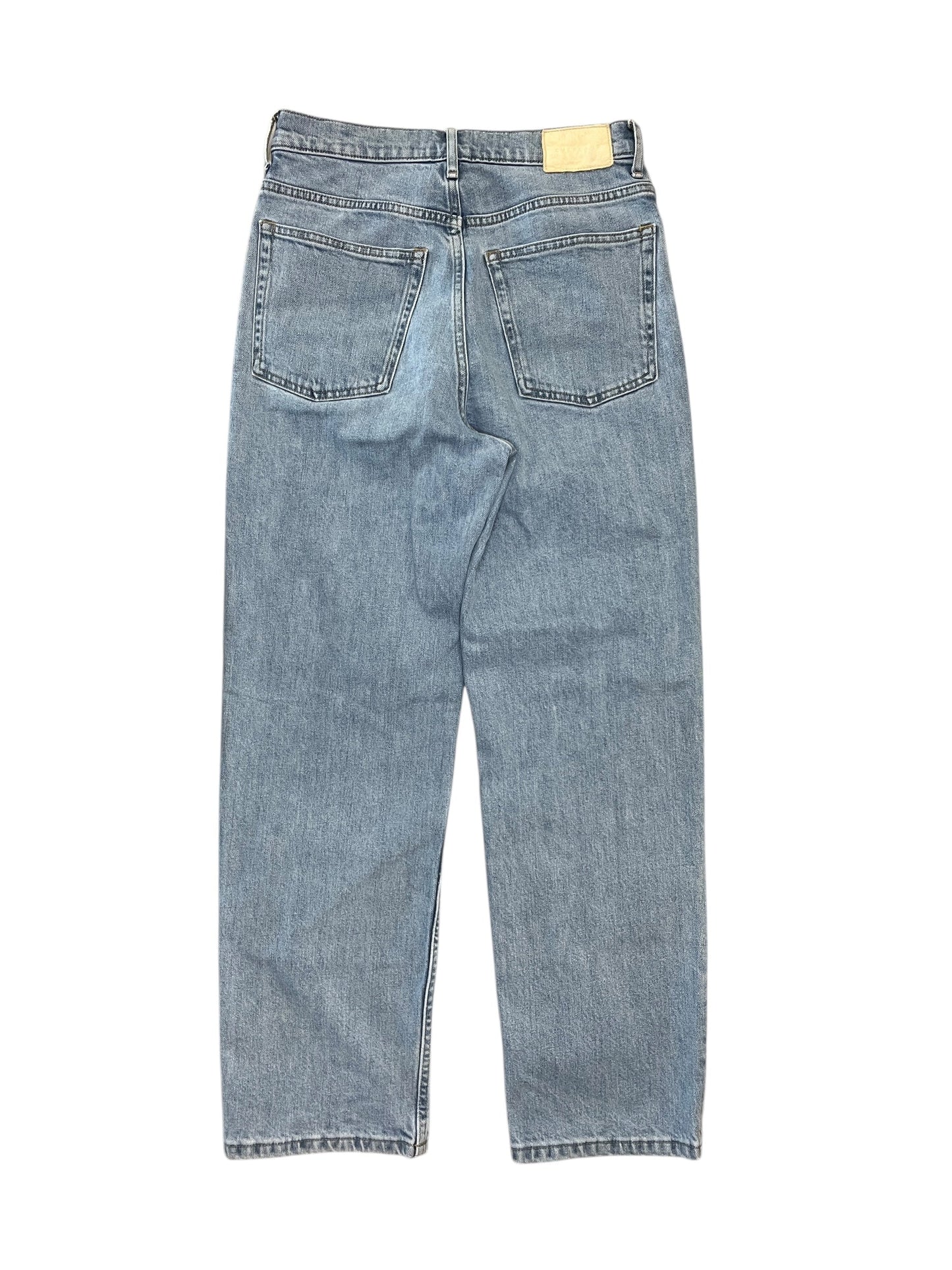 Jeans Straight By Everlane In Blue Denim, Size:4