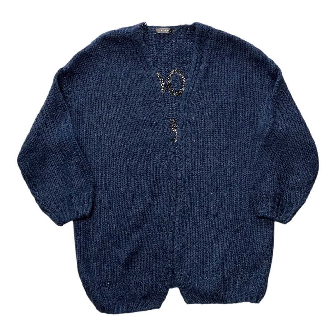 Sweater Cardigan By Cmc In Navy, Size:M