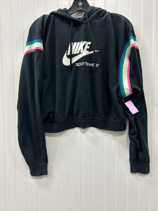 Athletic Top Ls Hoodie By Nike Apparel In Black, Size:M