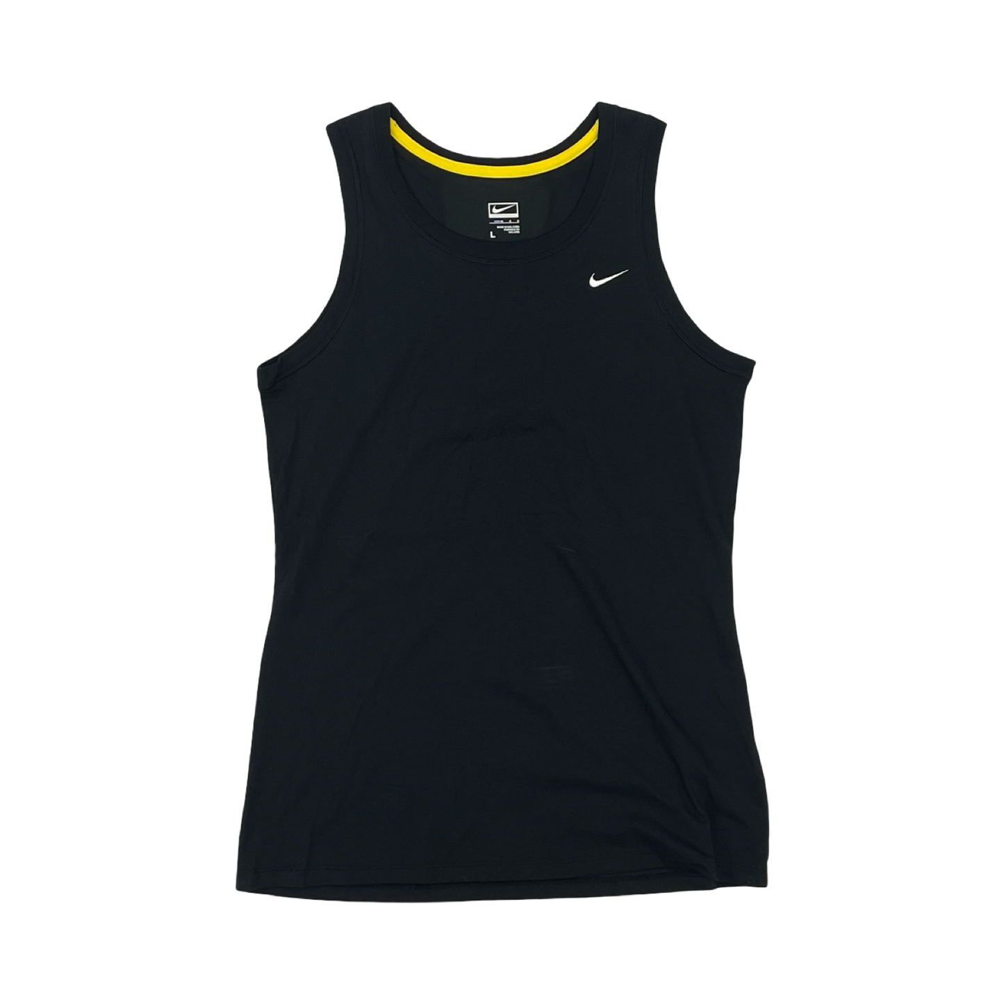 Athletic Tank Top By Nike Apparel In Black, Size:L