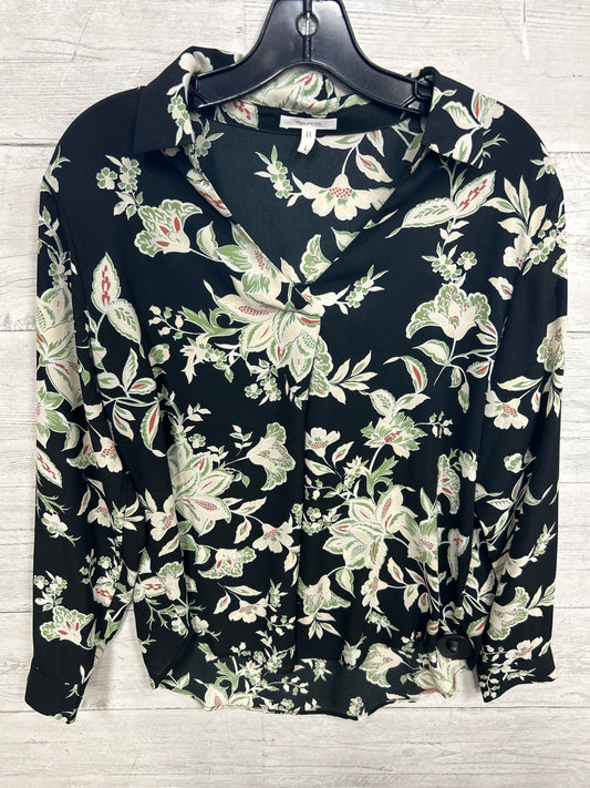 Blouse Ls By Maurices In Floral Print, Size:L