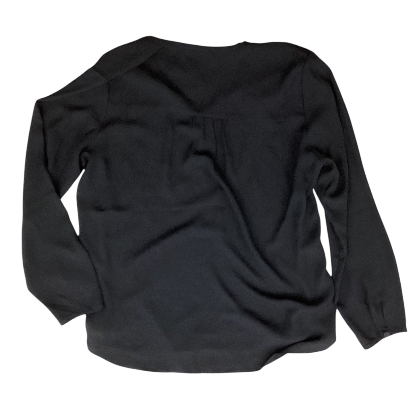 Blouse Ls By Pleione In Black, Size:Xl