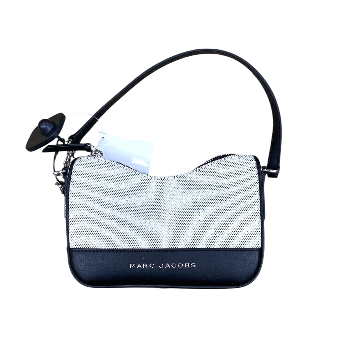 Handbag Luxury Designer By Marc Jacobs In Black & Grey, Size:Small