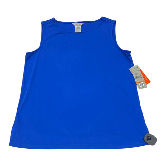 Top Sleeveless By Multiples In Blue, Size:S