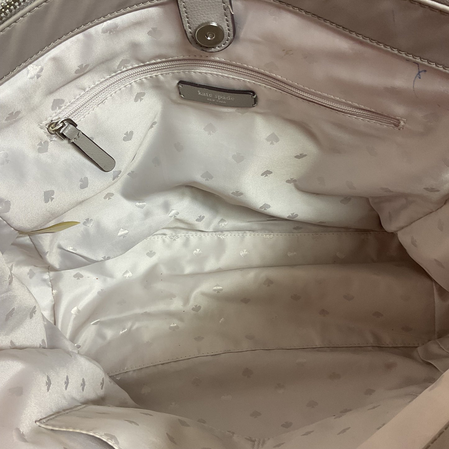Handbag Designer By Kate Spade In Grey, Size:Large