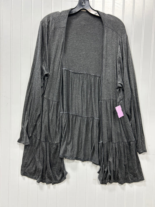 Cardigan By Cmc In Grey, Size:1X