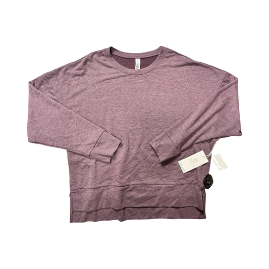 Athletic Sweatshirt Crewneck By Balance Collection In Purple, Size:L
