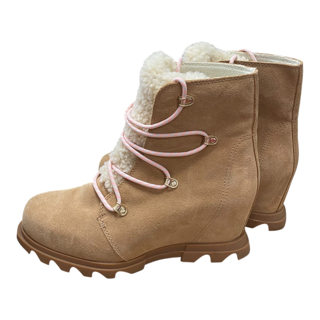 Boots Designer By Sorel In Brown & Cream, Size:10