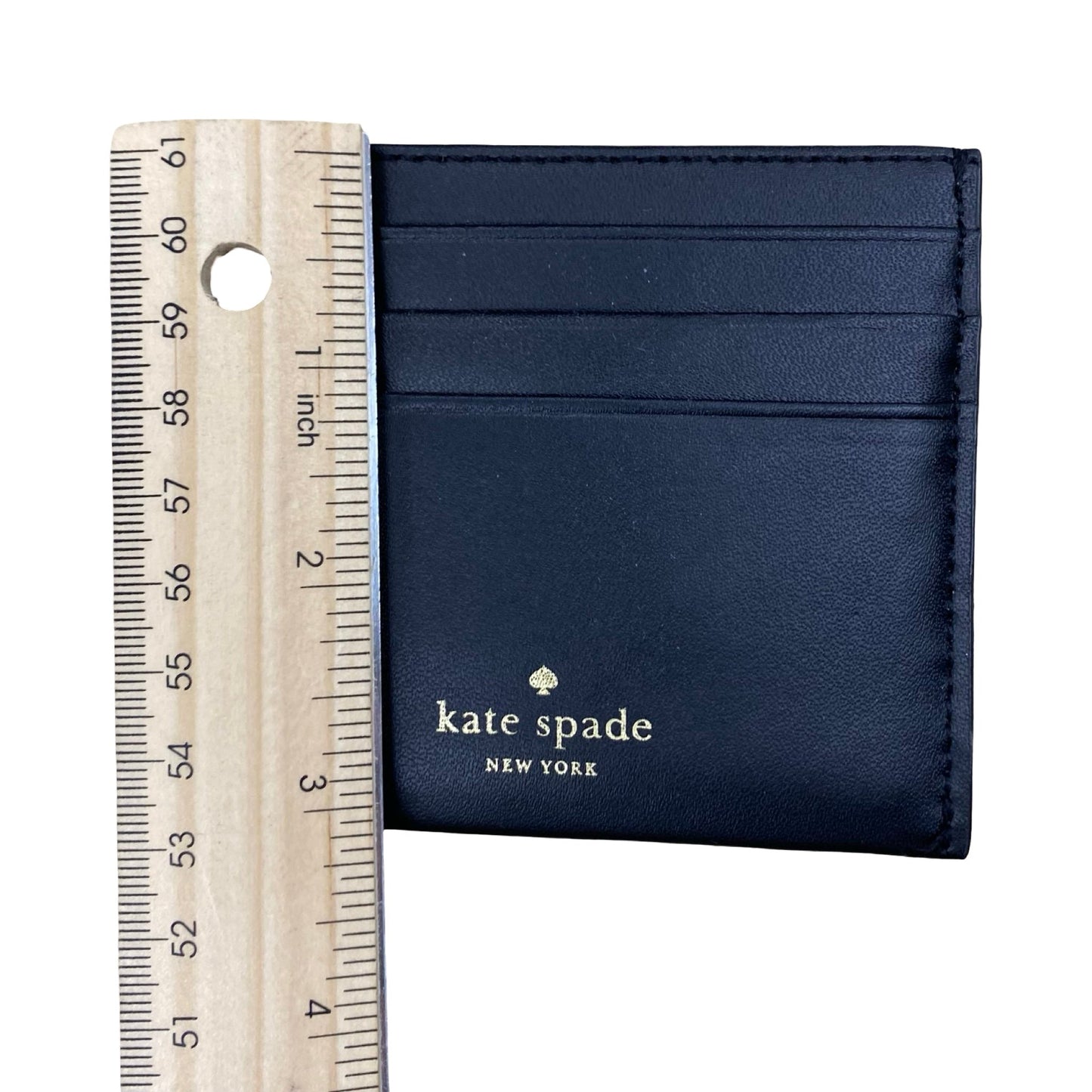 Id/Card Holder Designer By Kate Spade In Black & White