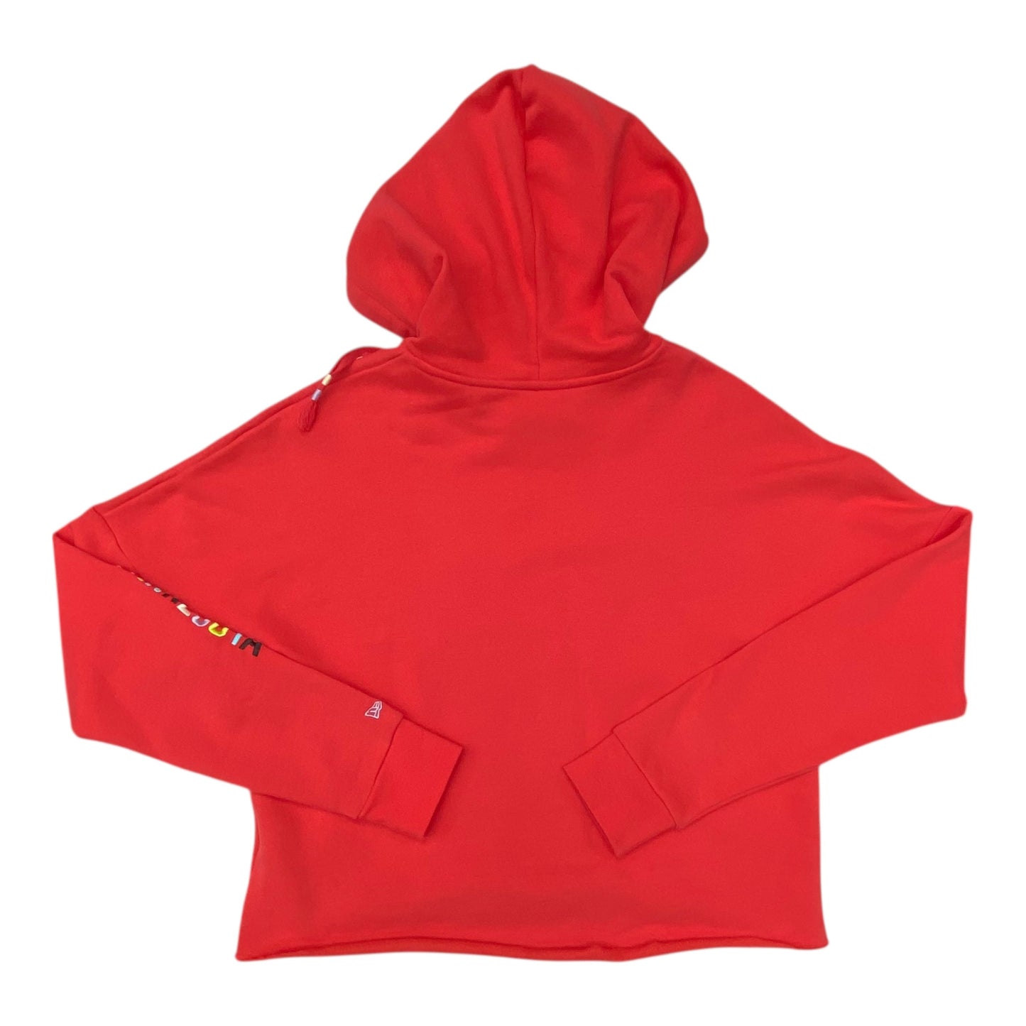 Athletic Sweatshirt Hoodie By New Era In Red, Size:M