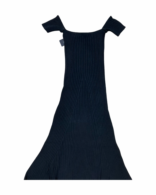 Dress Casual Midi By Clothes Mentor In Black, Size:S