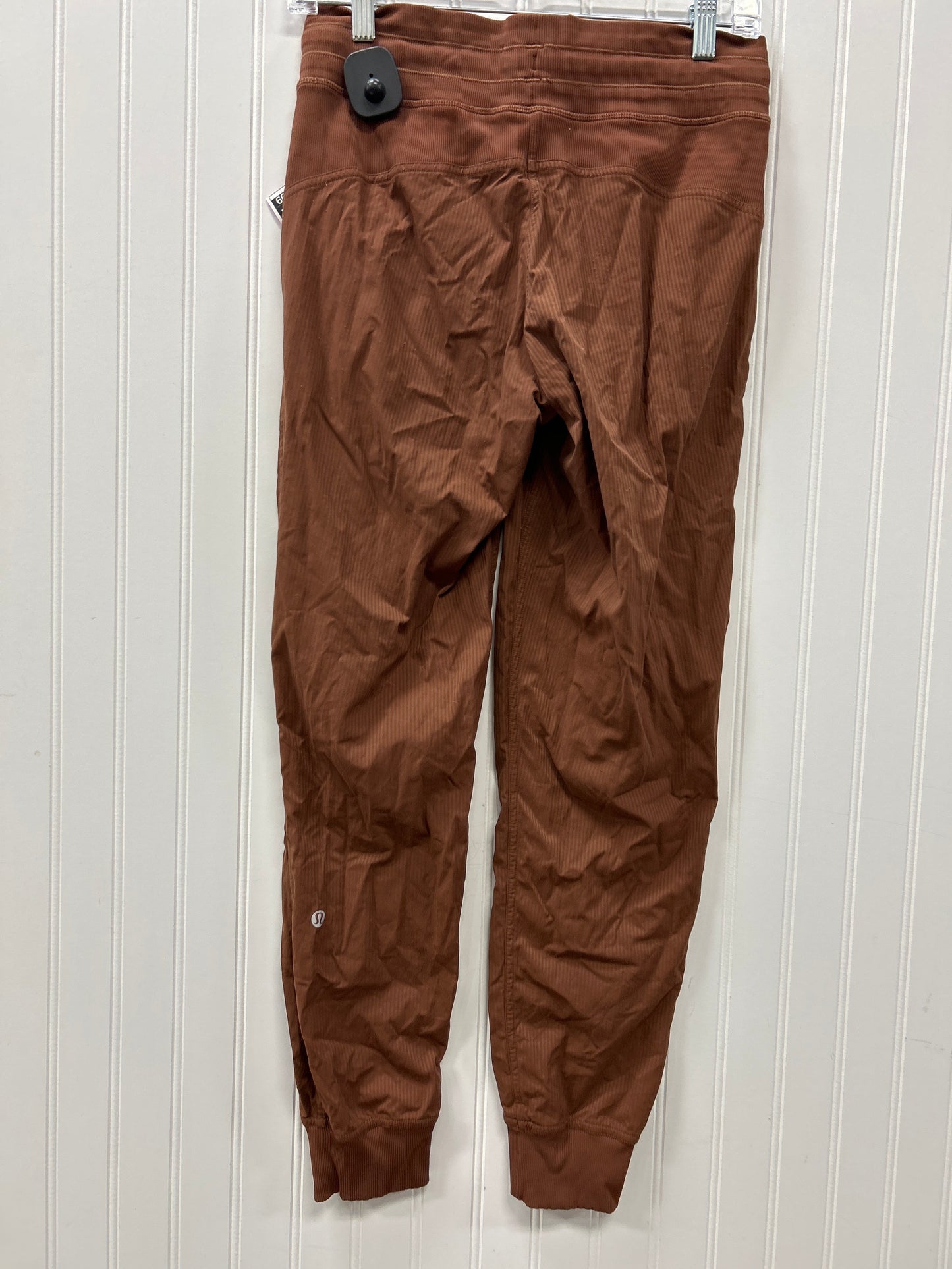 Athletic Pants By Lululemon In Brown, Size:6