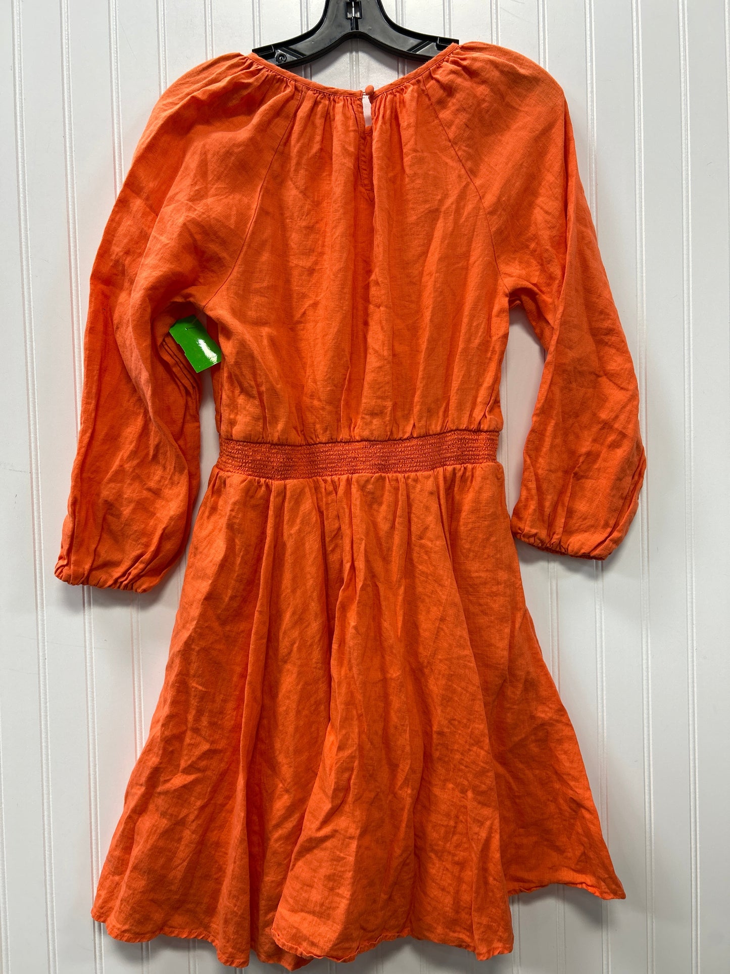 Dress Casual Midi By J. Crew In Orange, Size:S