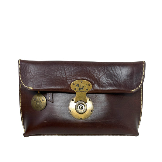 Eva Leather Clutch By Will Leather Goods, Size: Medium