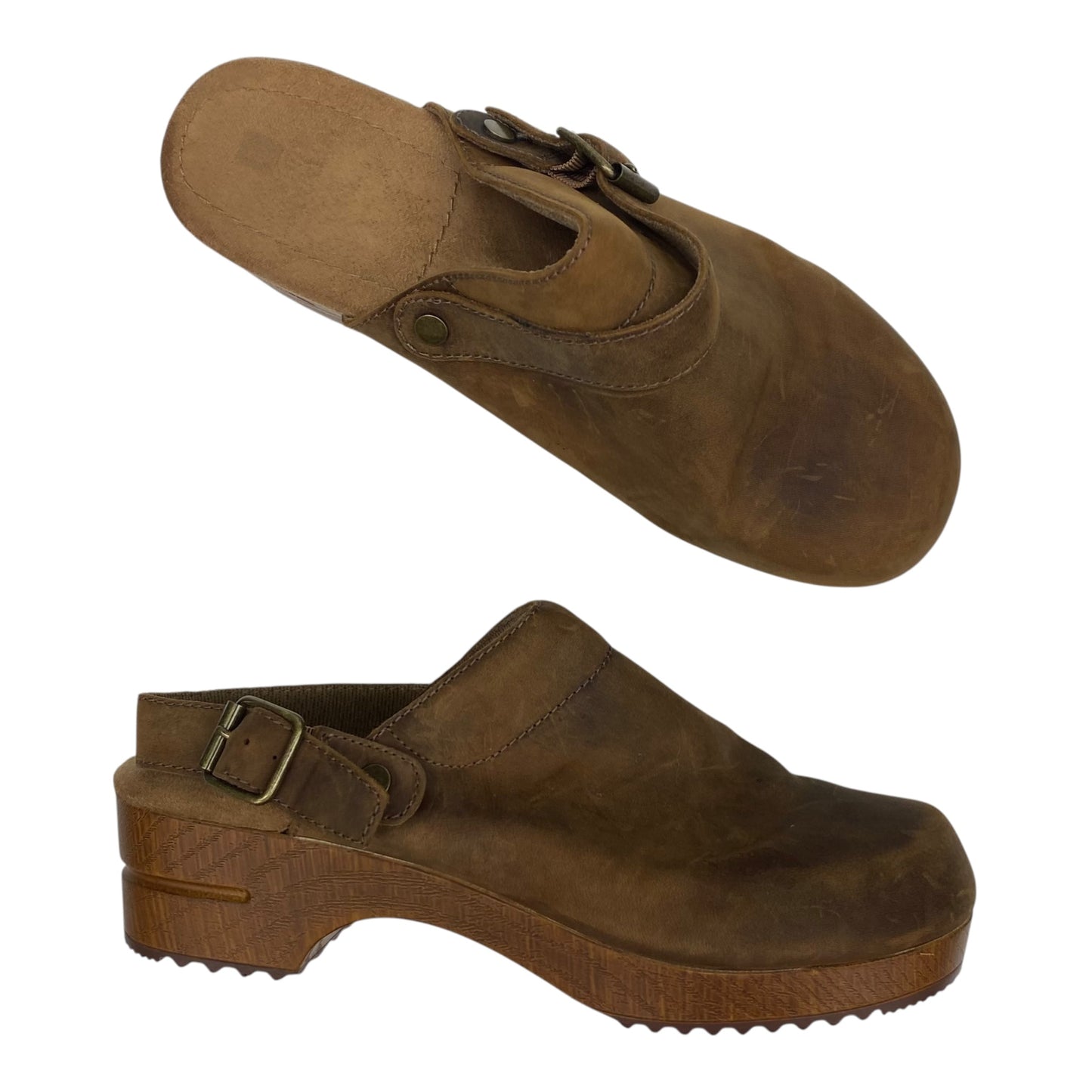 Shoes Heels Block By White Mountain In Brown, Size:10