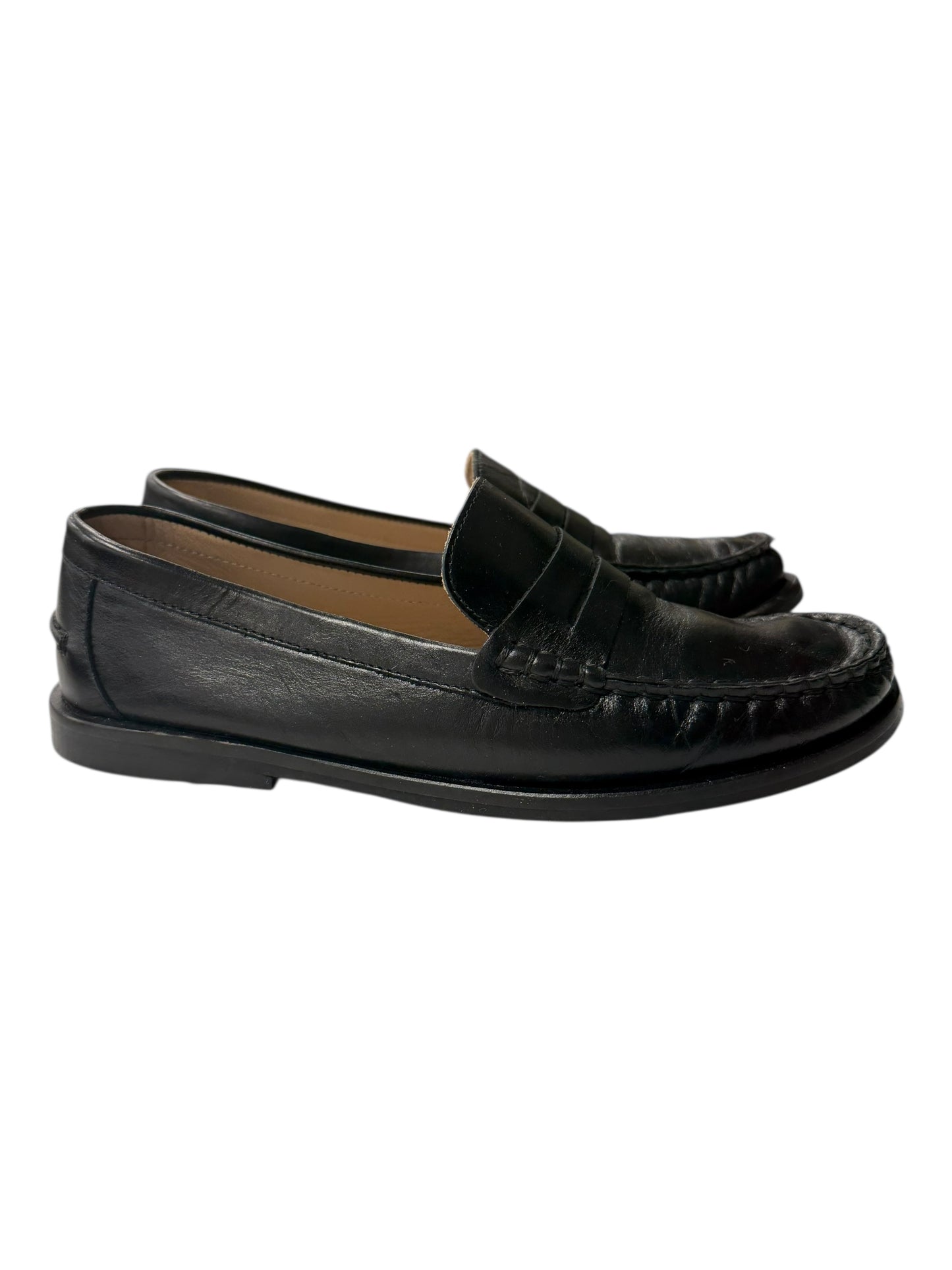 Shoes Flats By Zara In Black, Size:6.5