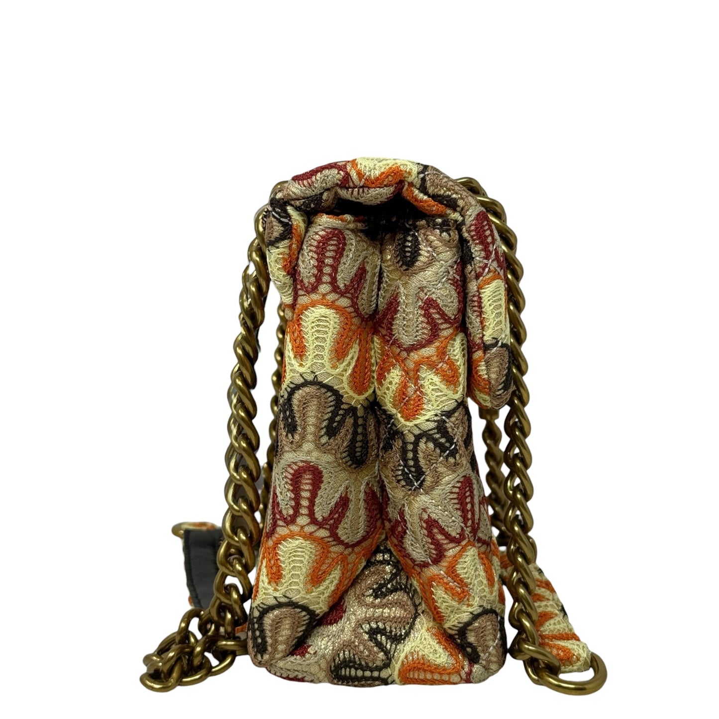 Brixton Embroidered Shoulder Bag Designer By Kurt Geiger, Size: Medium