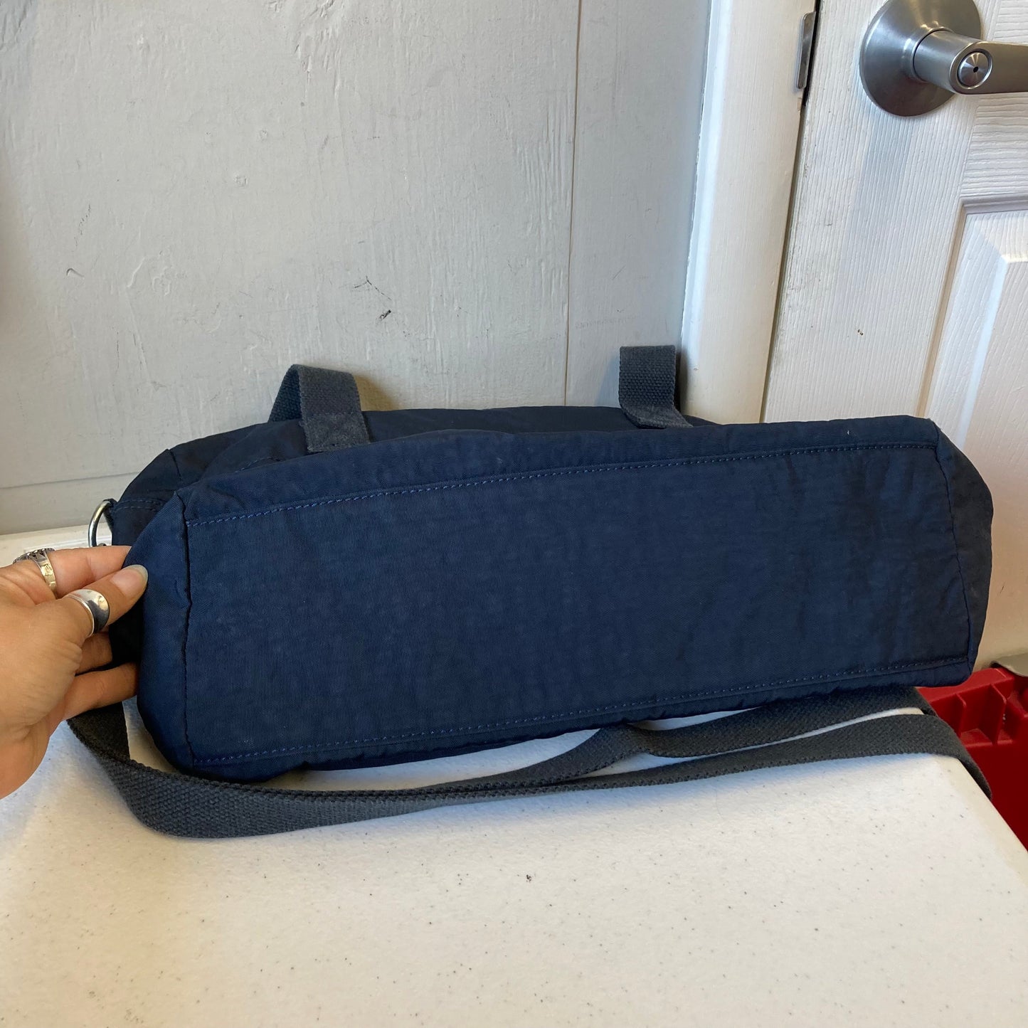 Tote By Kipling In Dark Navy, Size:Medium