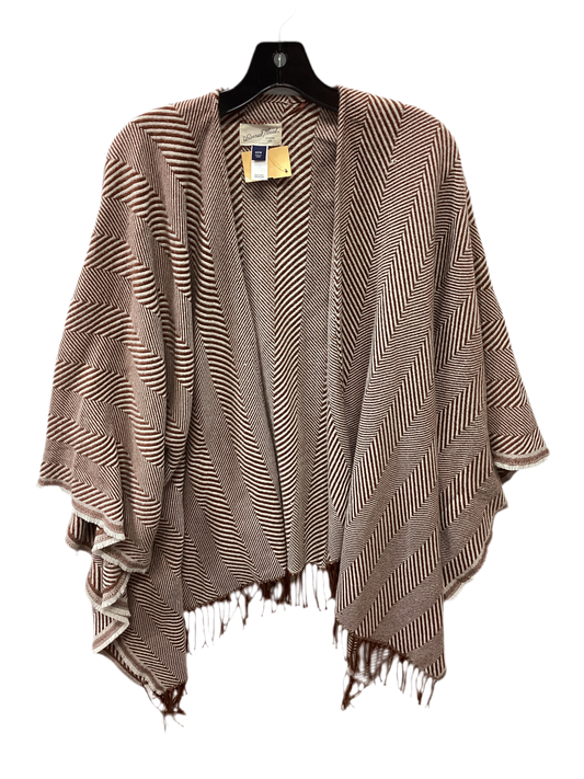 Shawl By Universal Thread In Brown & Cream, Size:Osfm