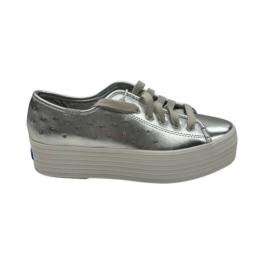 Shoes Sneakers By Keds In Silver, Size:8