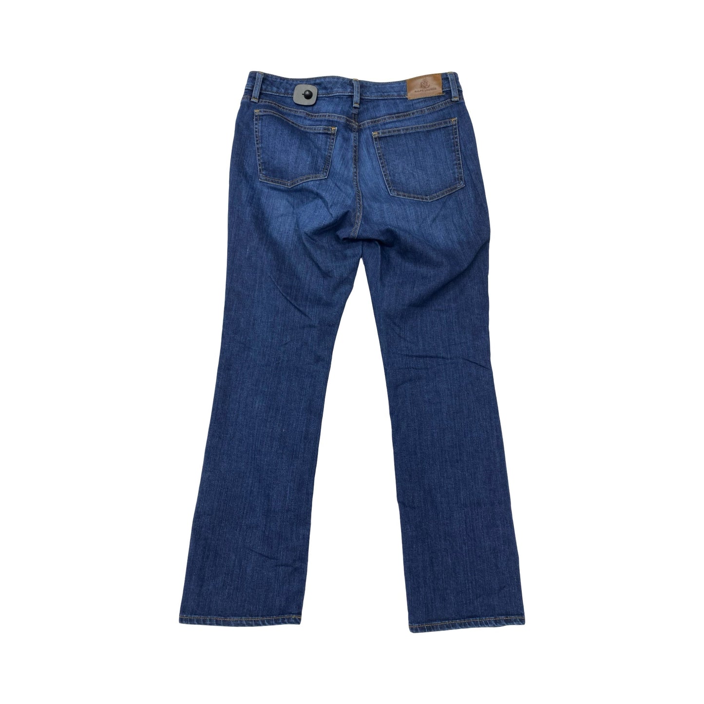Jeans Straight By Lauren By Ralph Lauren In Blue, Size:12