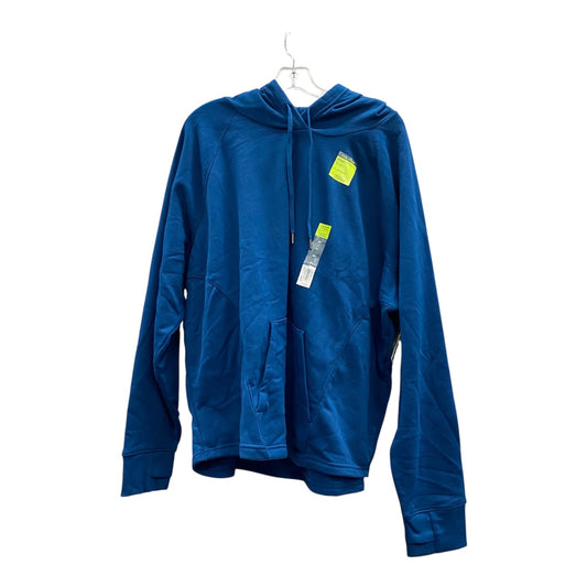 Athletic Sweatshirt Hoodie By Tek Gear In Blue, Size:3X