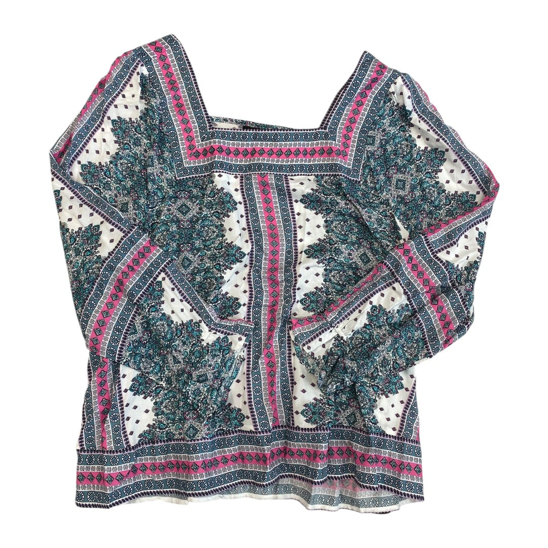 Top Ls By Lane Bryant In Blue & Pink, Size:18