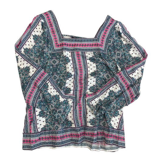 Top Ls By Lane Bryant In Blue & Pink, Size:18