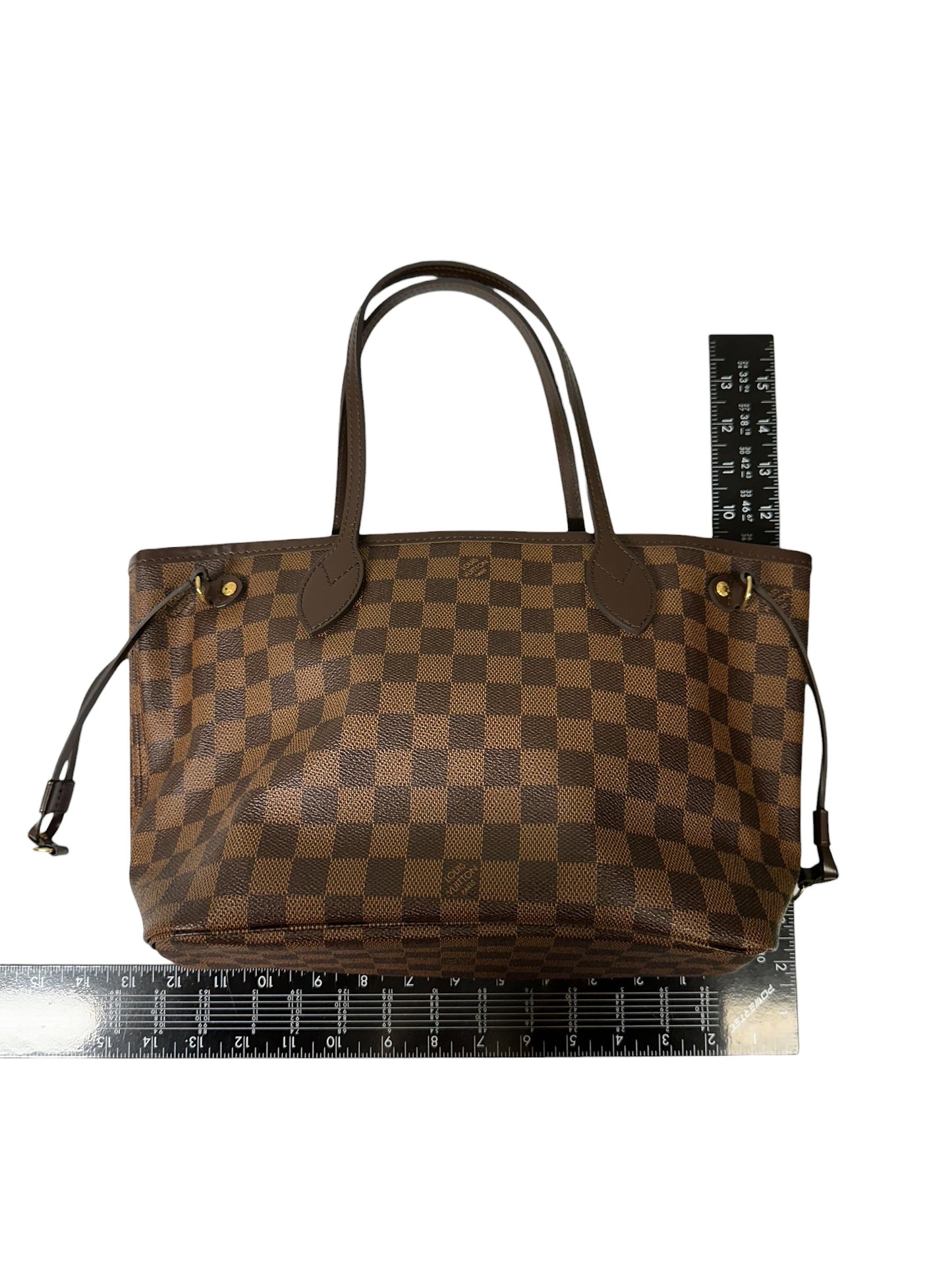 Tote Luxury Designer By Louis Vuitton In Brown, Size:Small
