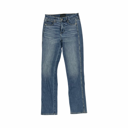 Jeans Straight By White House Black Market In Blue Denim, Size:2