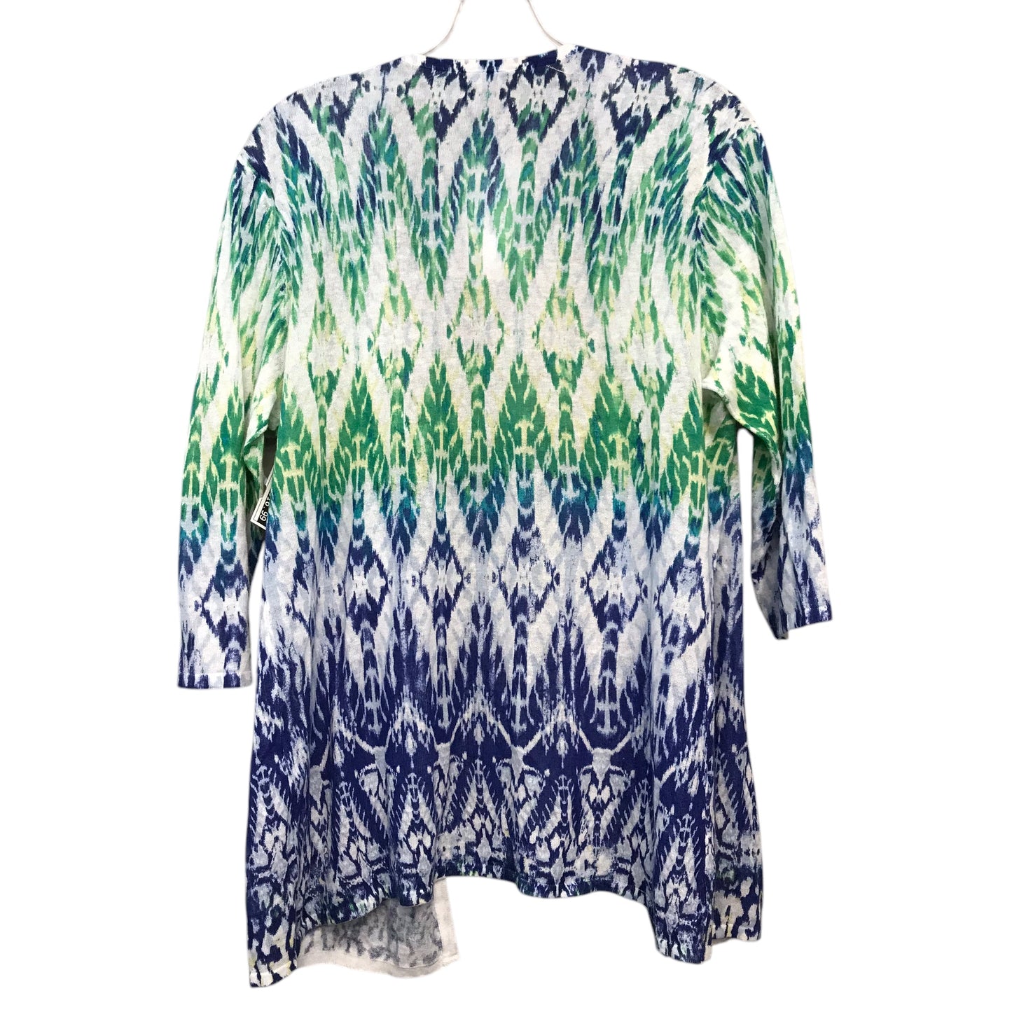 Cardigan By Chicos In Blue & Green, Size:M