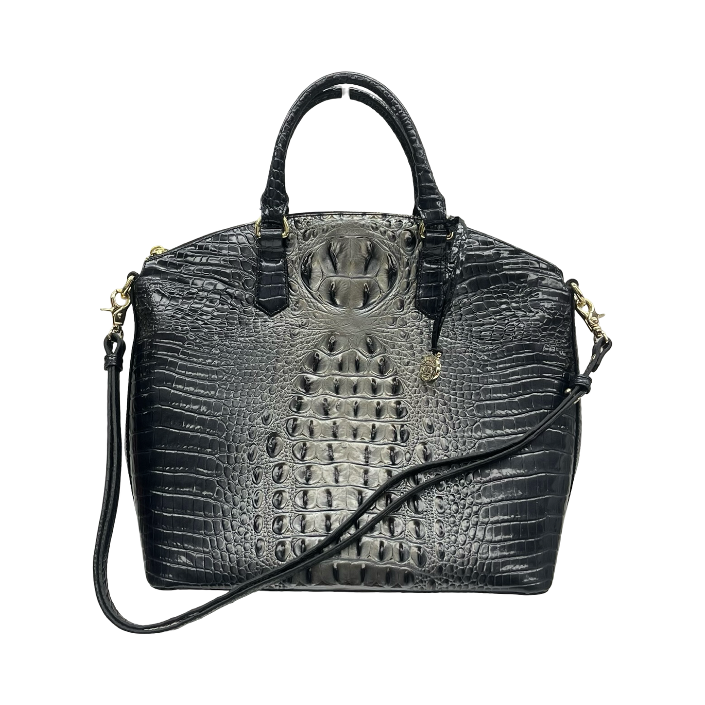 Handbag Designer By Brahmin In Black, Size:Large