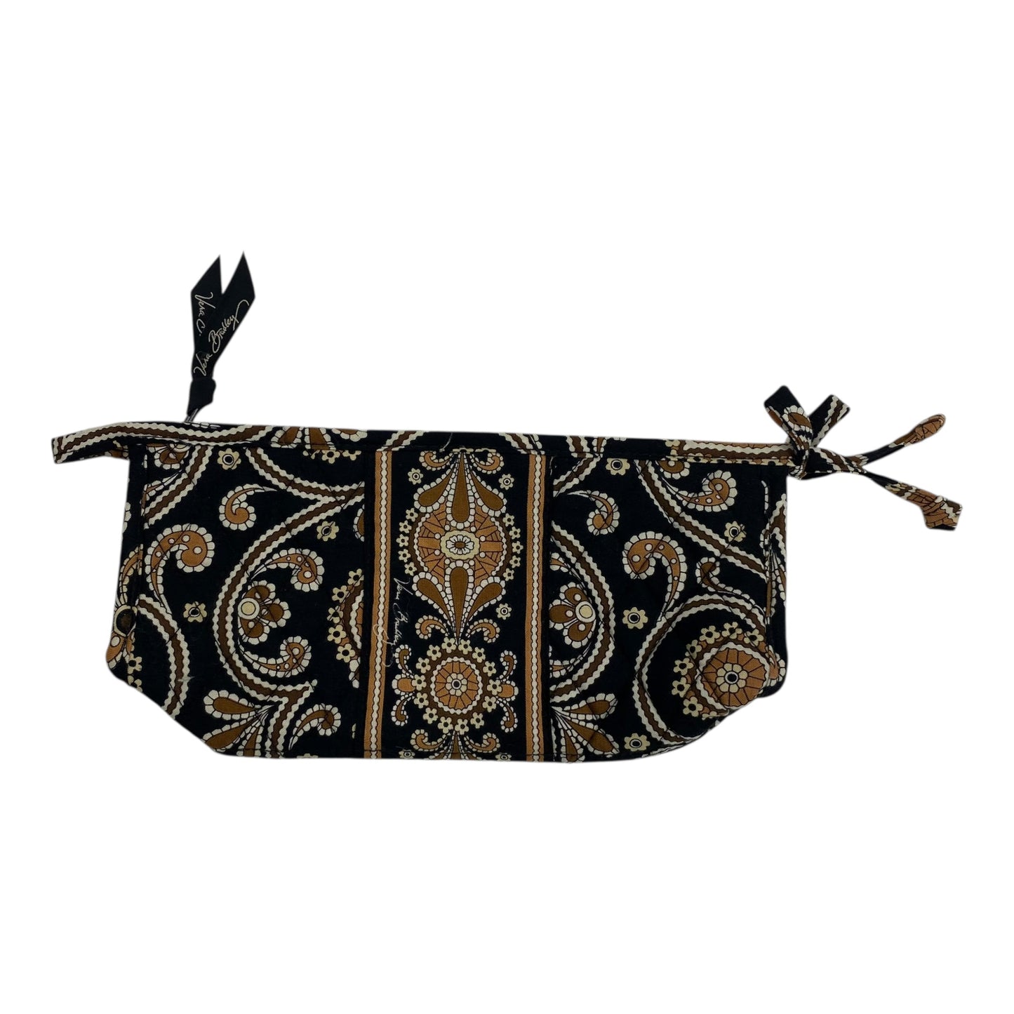 Makeup Bag By Vera Bradley In Black, Size:Medium