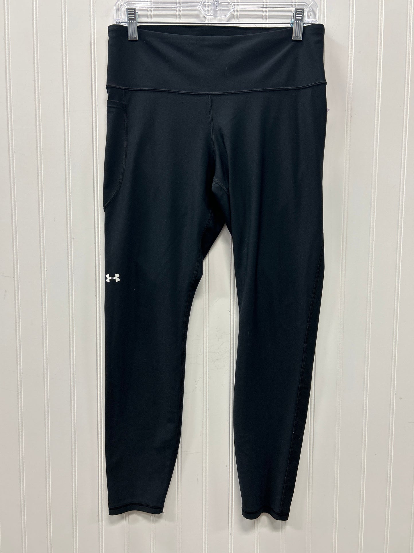 Athletic Leggings By Under Armour In Black, Size:L