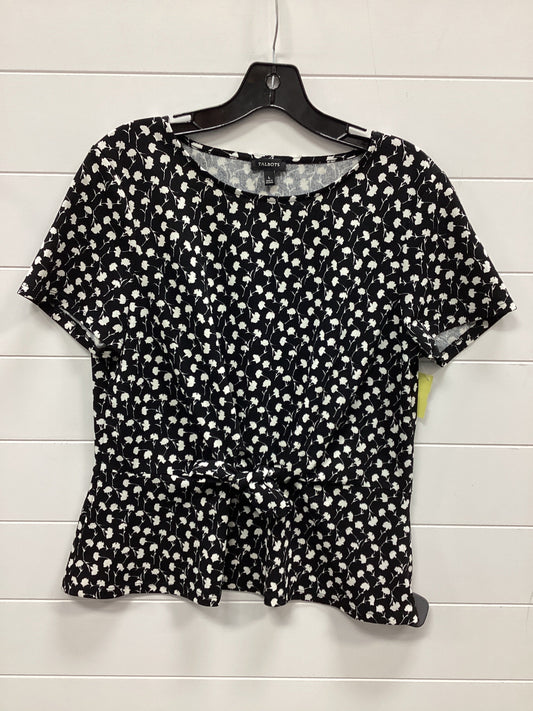 Top Ss By Talbots In Black & White, Size:L