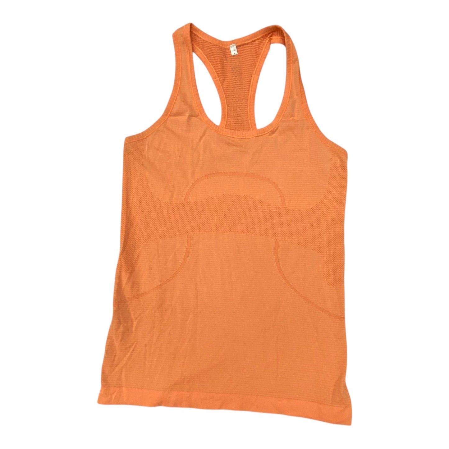 Athletic Tank Top By Lululemon In Orange, Size:6