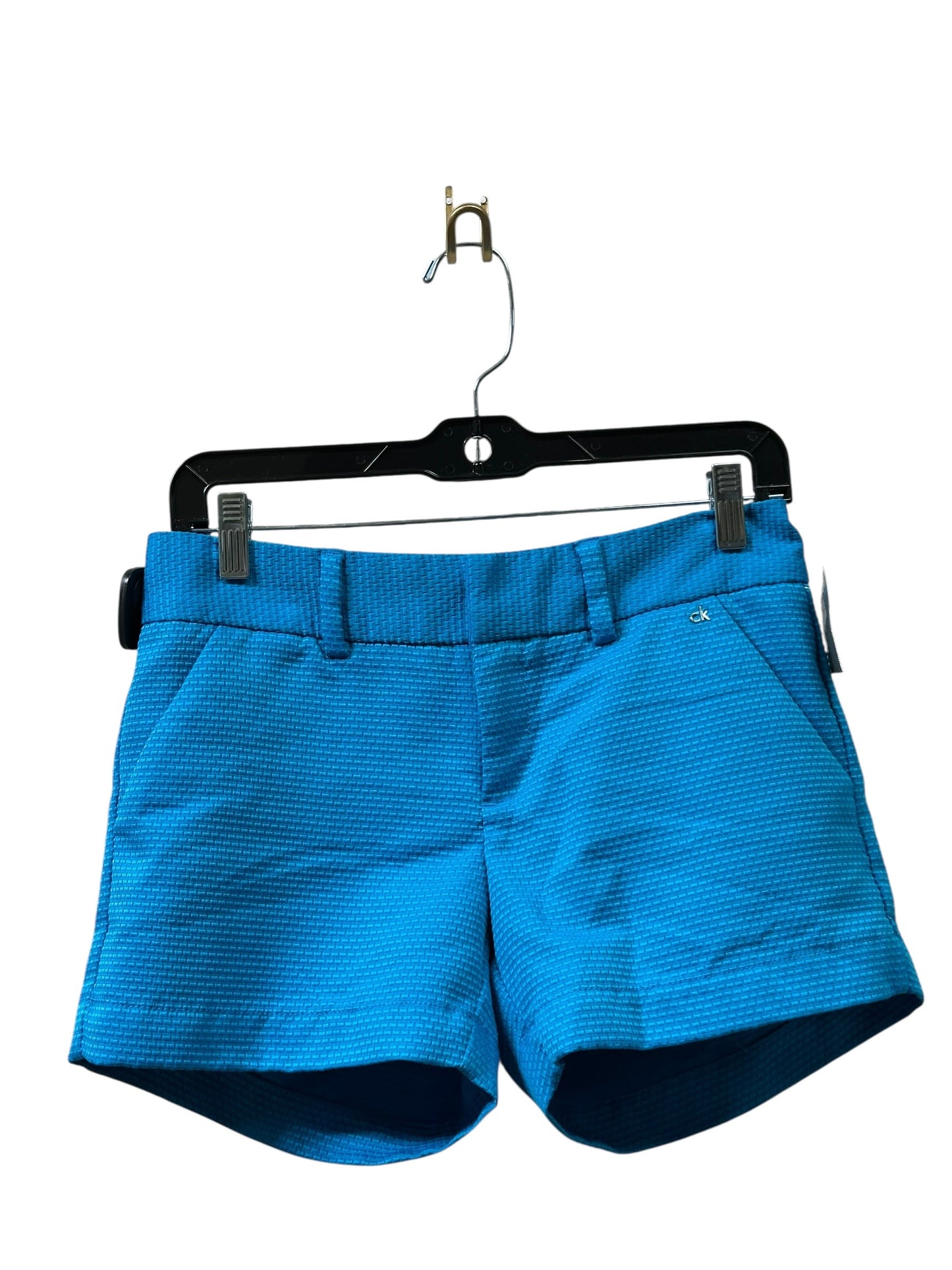 Shorts By Calvin Klein In Blue, Size:0
