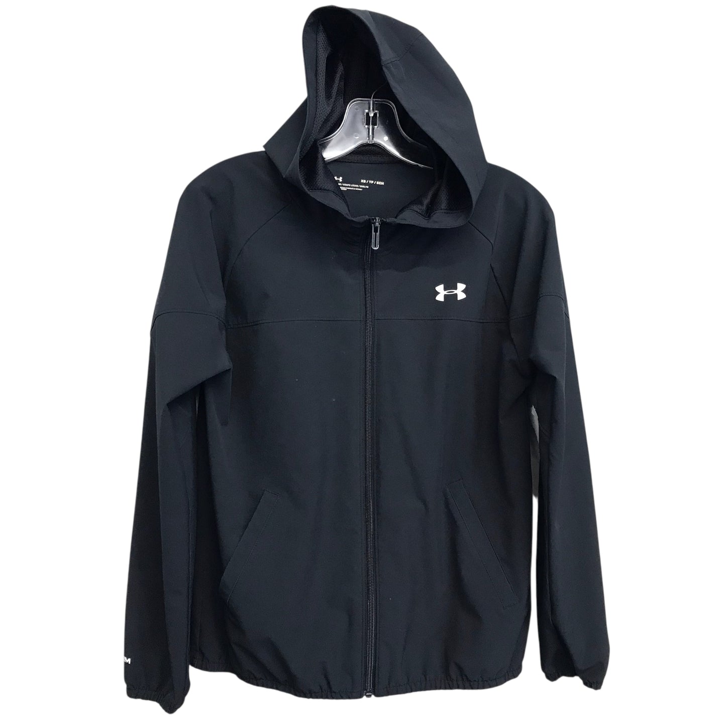 Athletic Jacket By Under Armour In Black, Size:Xs