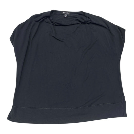 Athletic Top Ss By Athleta In Black, Size:M