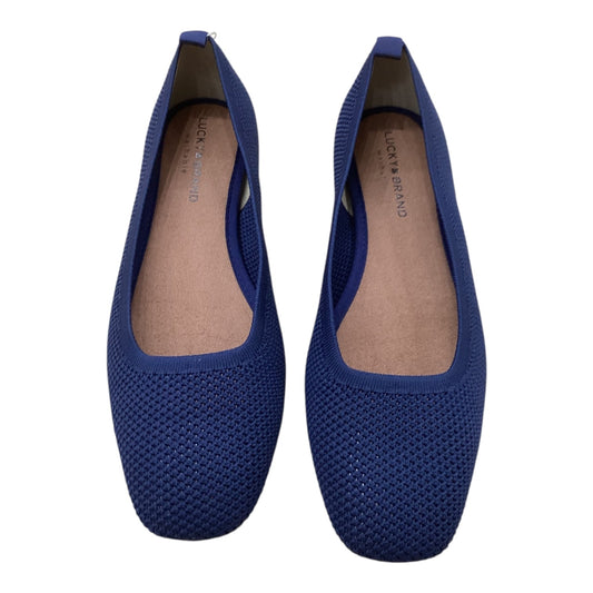 Shoes Flats By Lucky Brand In Navy, Size:11