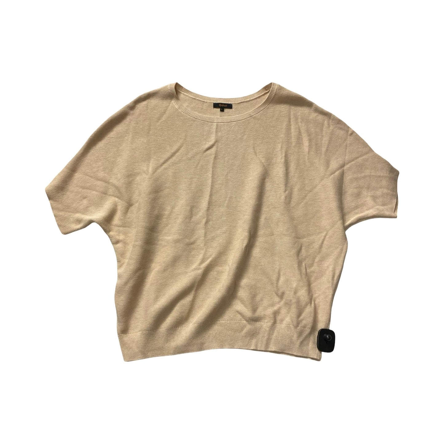 Sweater Ss By Quince In Tan
