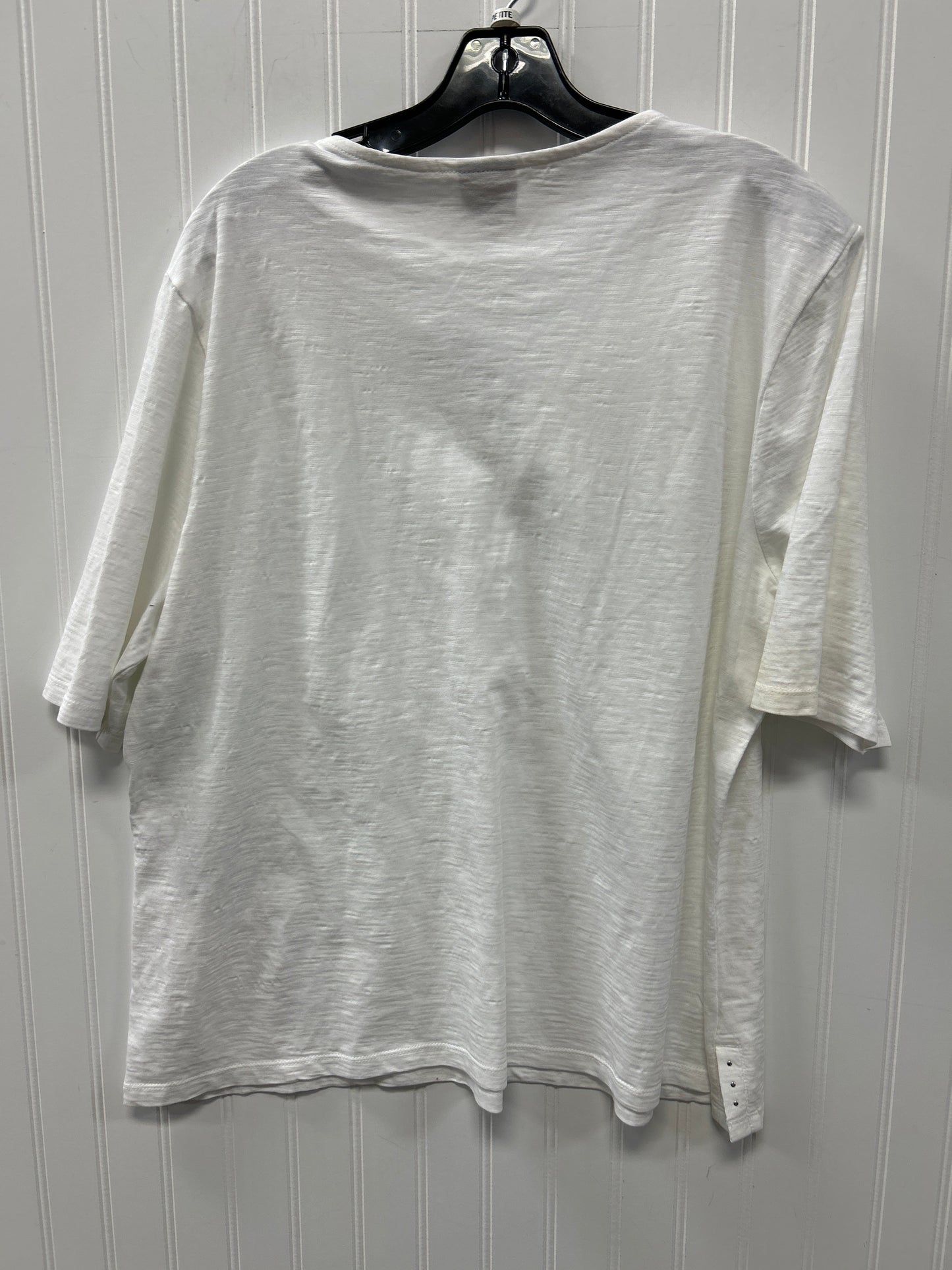 Top Ss By Chicos In White, Size:Xl
