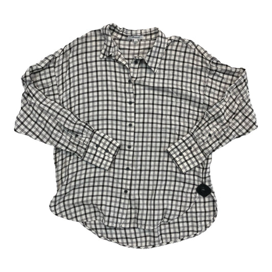 Top Ls By Madewell In Plaid Pattern, Size:M